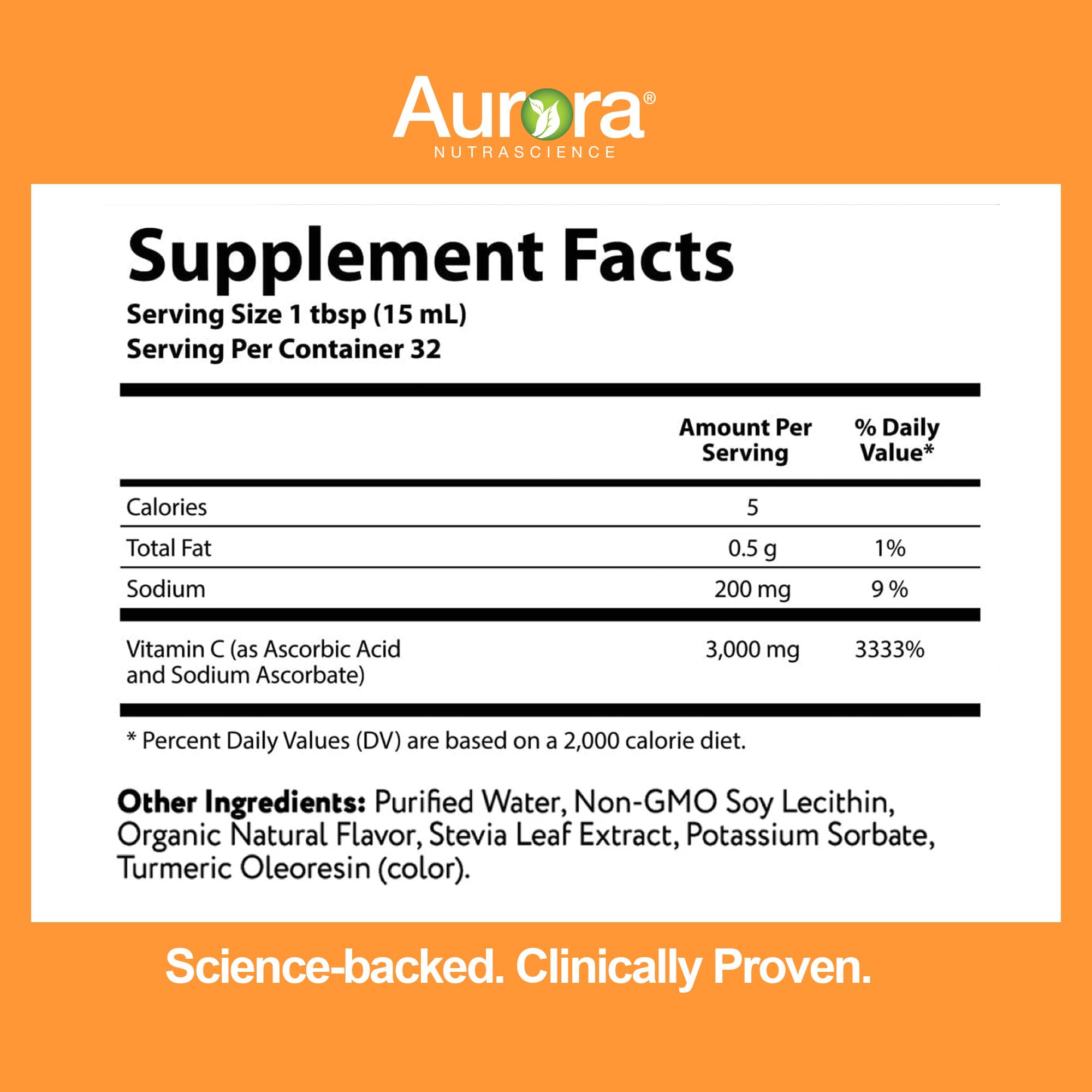 Vida Lifescience Aurora single-serve packet for convenient on-the-go immune support.