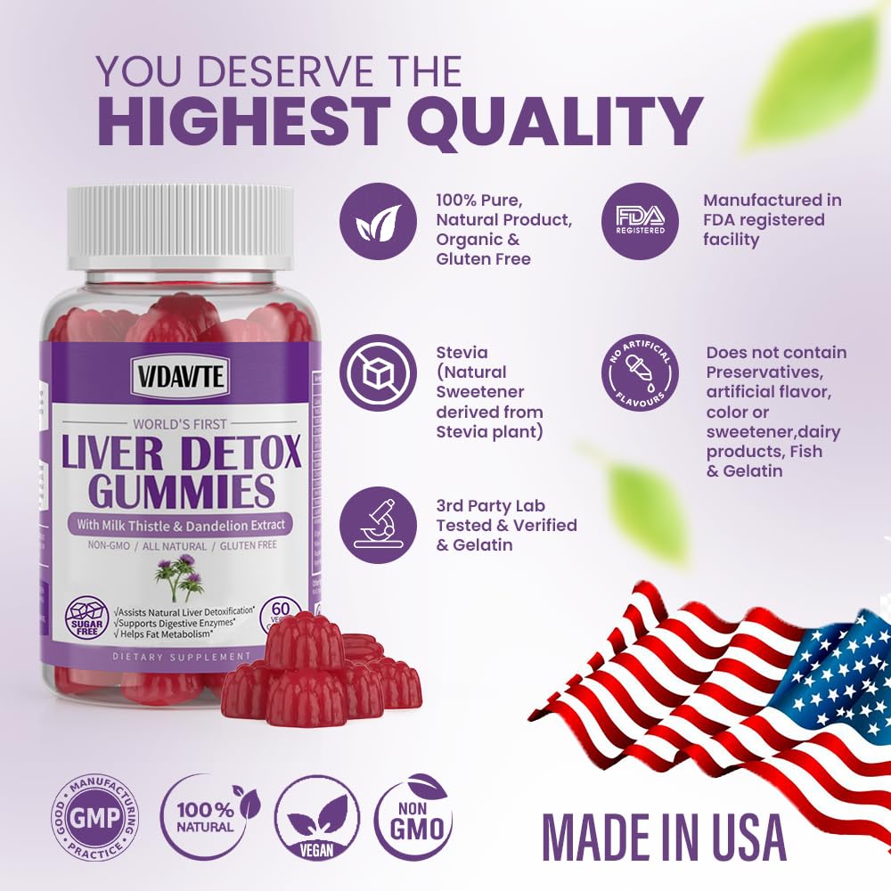 VIDAVITE dandelion root blend aiding digestion and detox support