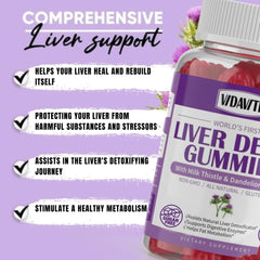 VIDAVITE milk thistle extract visual highlighting 300mg potency for liver support