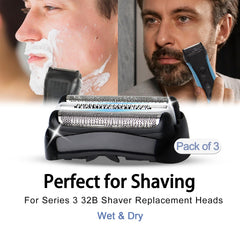 VIDSA S3 replacement head supports wet and dry shaving