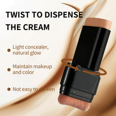 Vienflona Foundation Stick foundation end provides smooth, blendable base for flawless complexion.