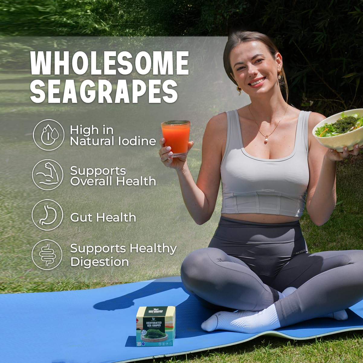 VieTreasures Plant-based sea grapes snack, a light, low-cal option