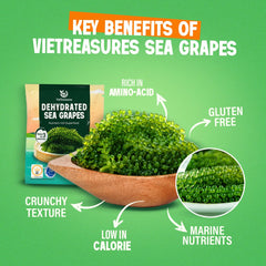 VieTreasures Sea Grapes soaking, ready to eat after 3 minutes