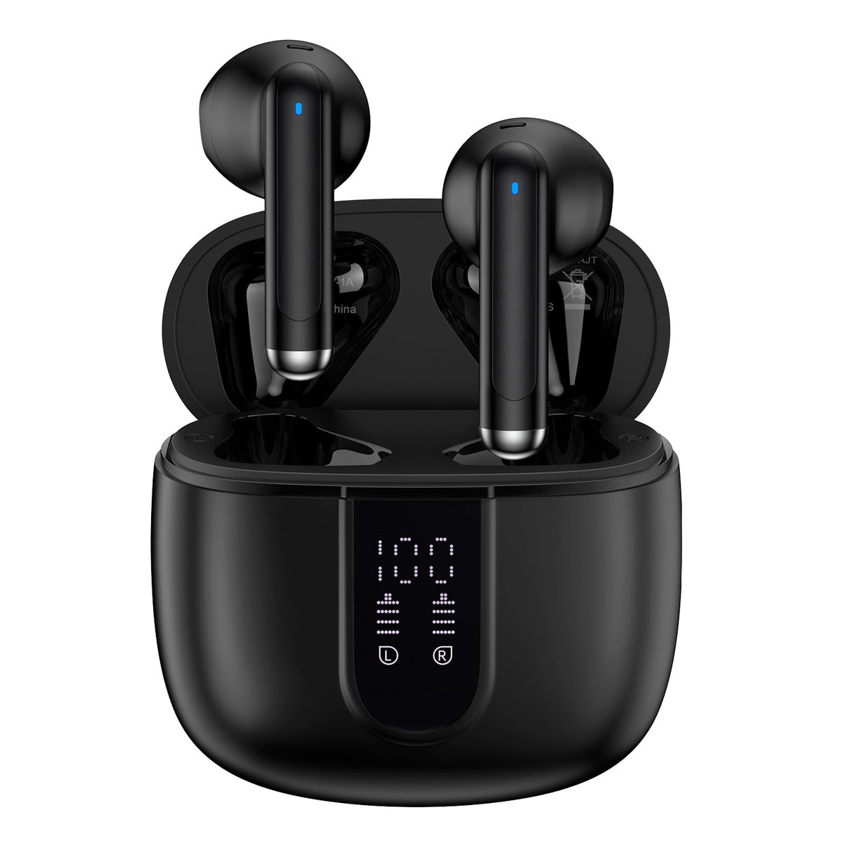 VIFIGEN Samsung Earbuds with LED display showing battery level for quick charging.