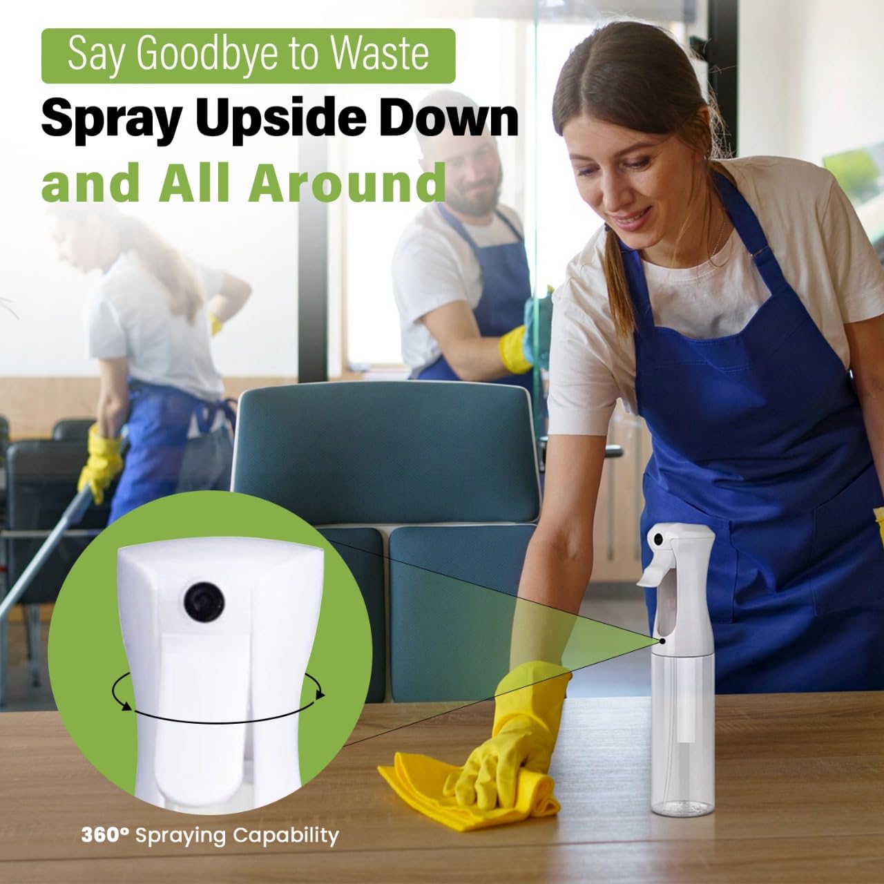 VIGOR PATH compact spray bottle design fits comfortably in hand during use