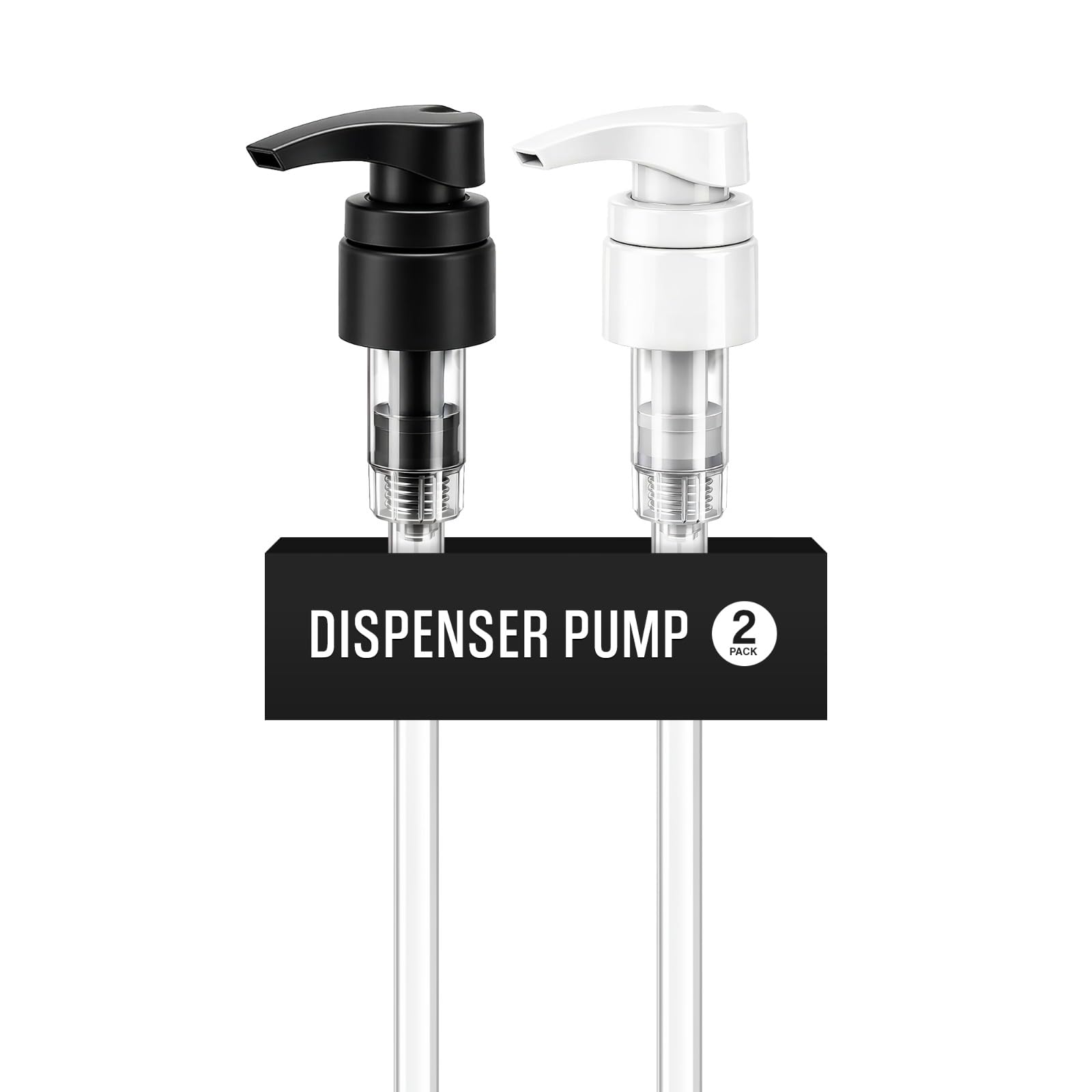 VIGOR PATH universal pump top view enabling mess-free dispensing from a 1 L bottle
