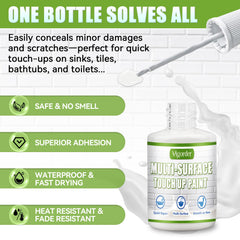 Vigorder white touch up paint pen repairing door scratches discreetly