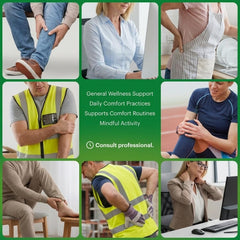 Vigority DMSO Cream applied to knee area for joint support