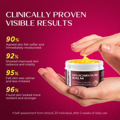 Vigority Helichrysum Balm suitable for face and body use in routine.