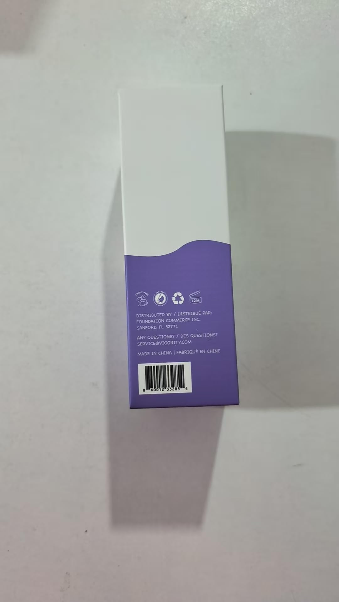 Vigority Magnesium Lotion fast-absorbing texture shown on skin