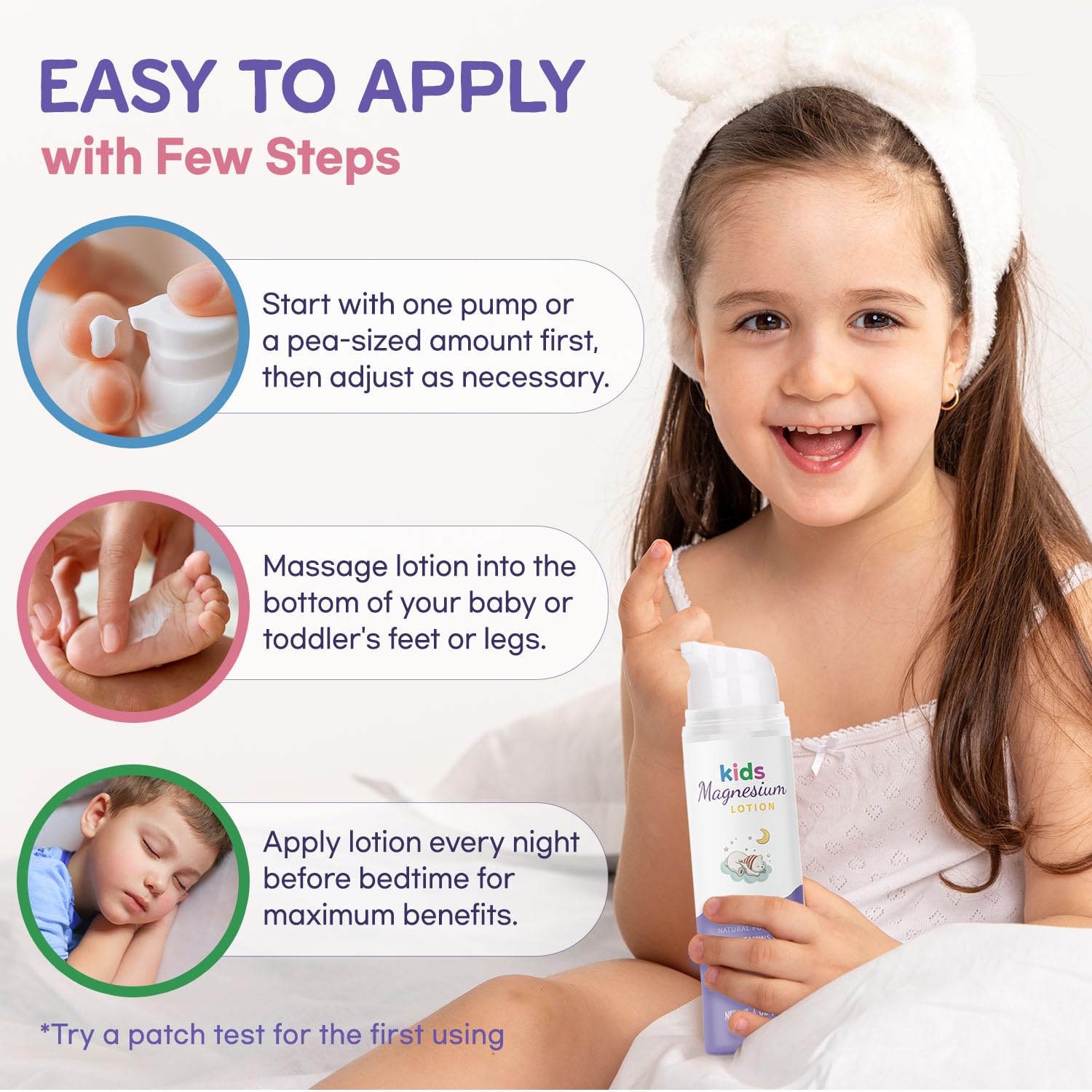Vigority Magnesium Lotion with shea butter nourishes delicate skin