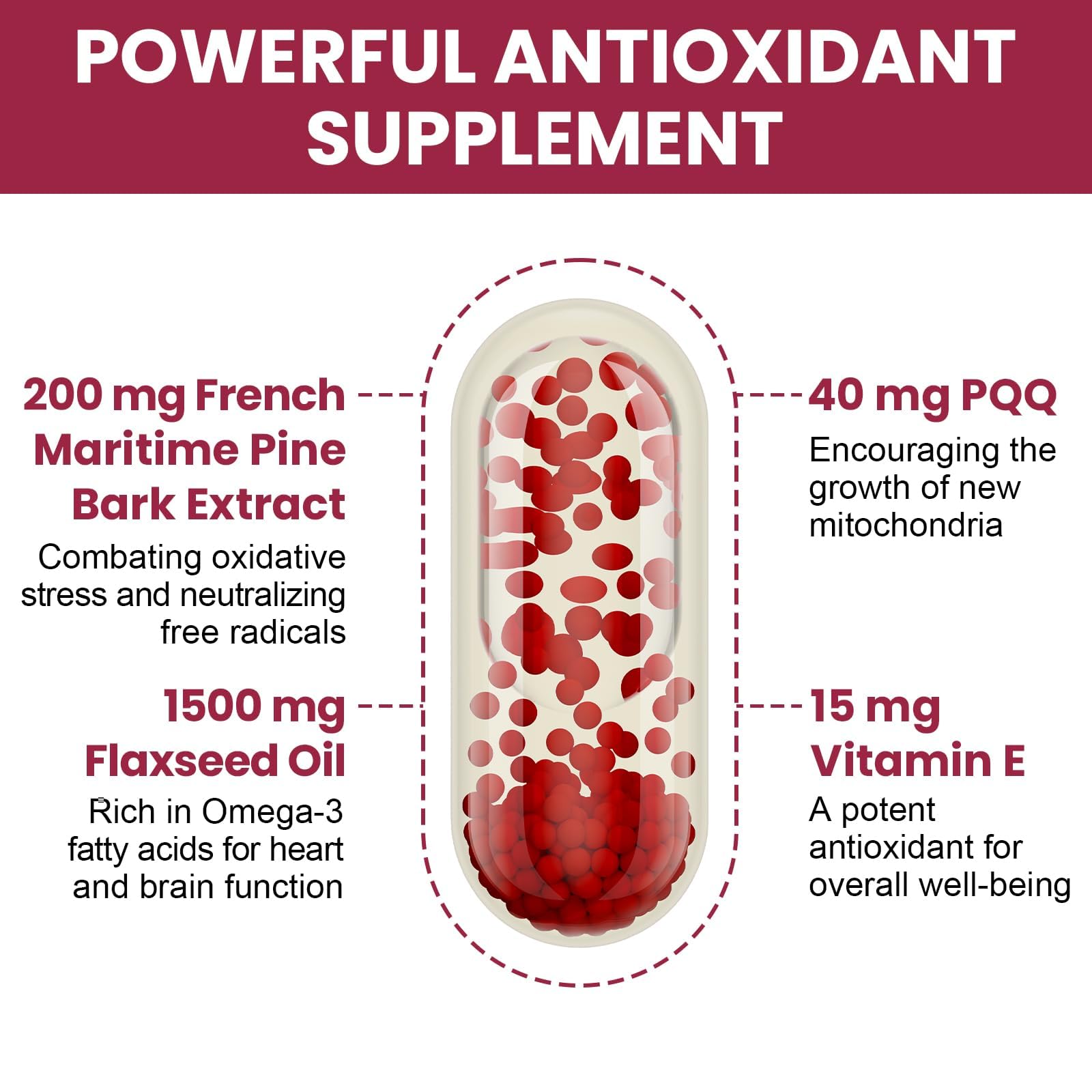 Vigorizar Pycnogenol capsules close-up of vegan softgels for easy daily use.