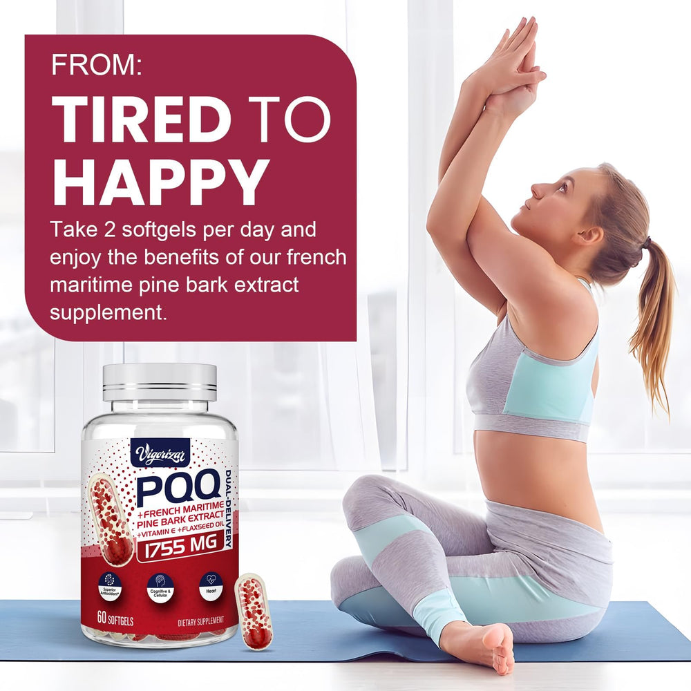 Vigorizar vegan softgels pack for convenient daily routine.