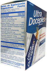 Vijosa Ultra Doceplex Energy Pouches packaging front showing portable B complex solution
