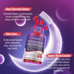 VIKAPER ingredients panel shows magnesium glycinate and potassium blend.