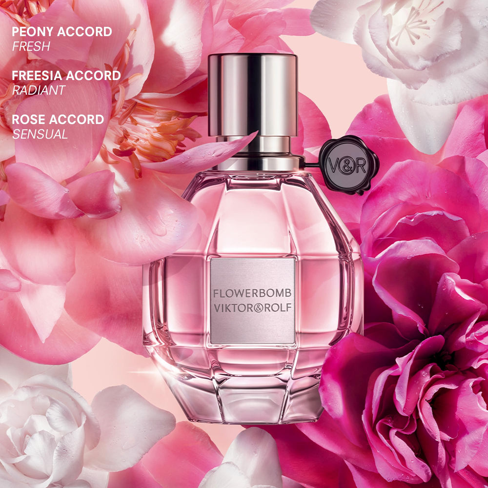 Viktor&Rolf Flowerbomb EDP mini box showcasing elegant packaging