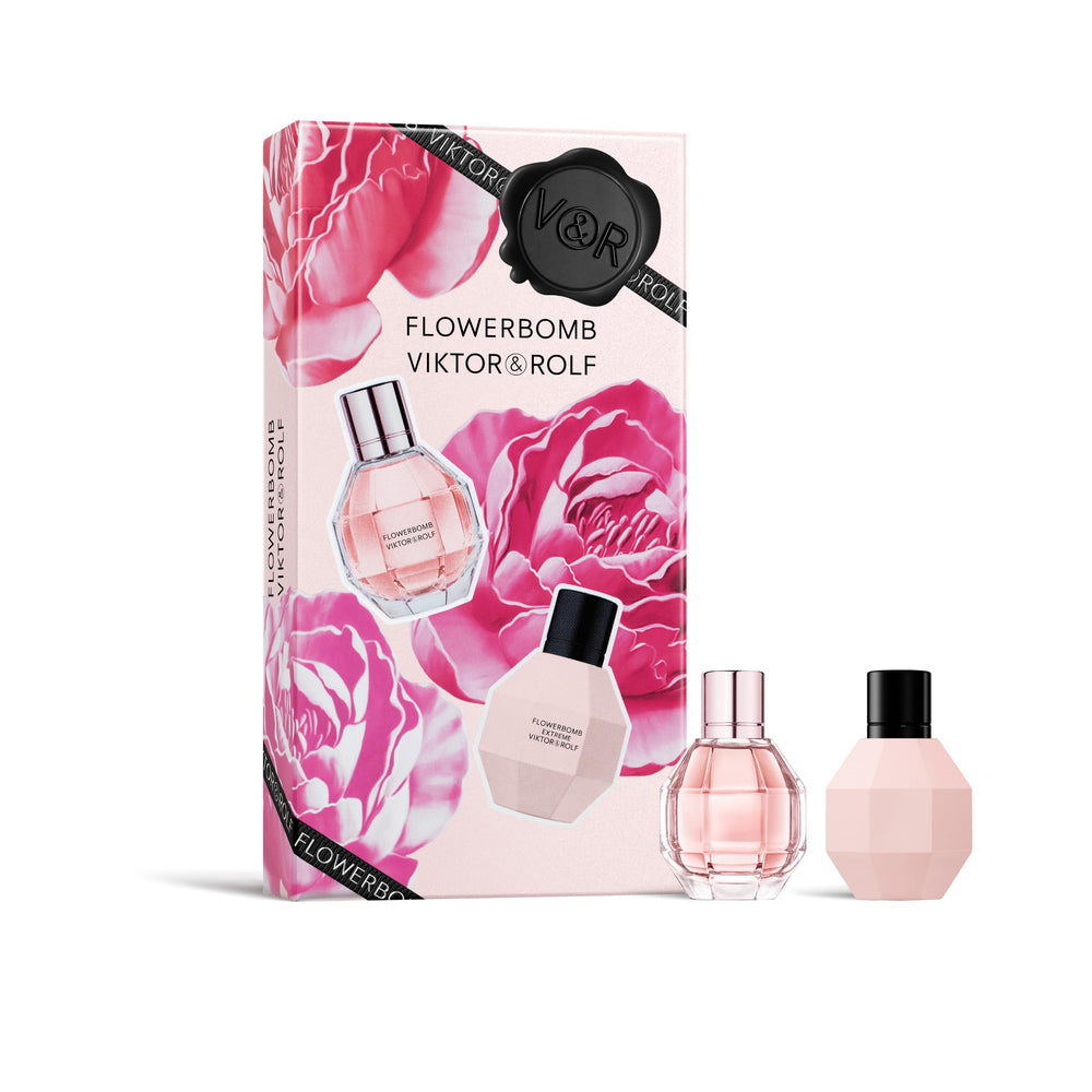 Viktor&Rolf Flowerbomb EDP travel set bottle for on-the-go fragrance
