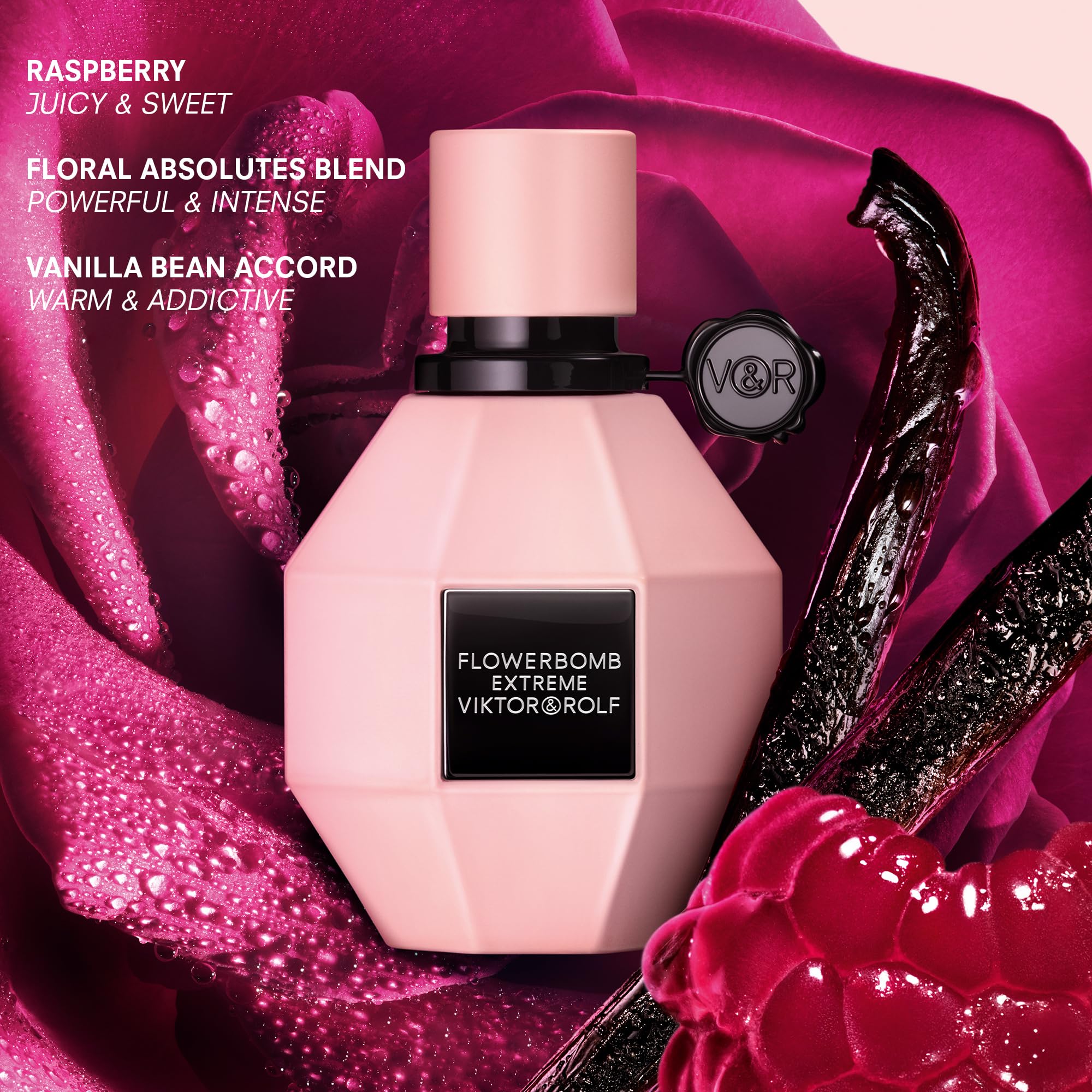 Viktor&Rolf Flowerbomb Extreme travel set bottle for bold, long-lasting scent