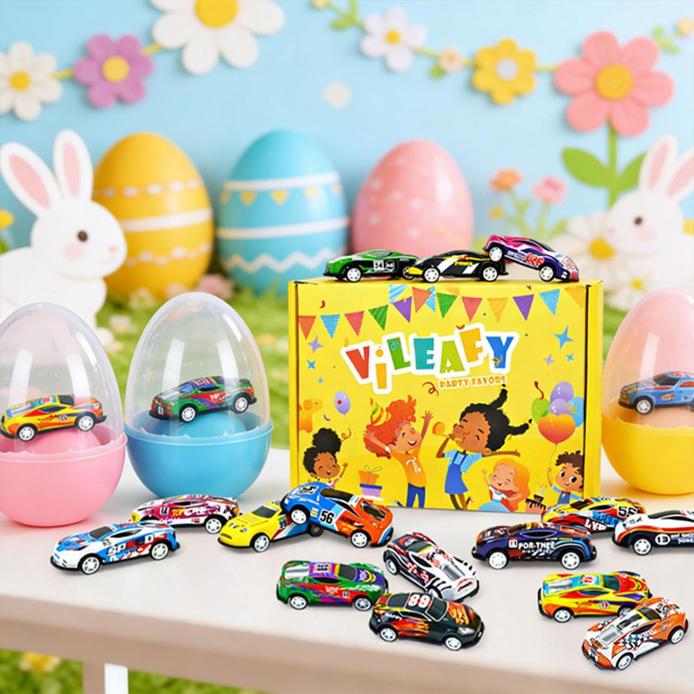Vileafy 30 mini race cars in hand for scale and play