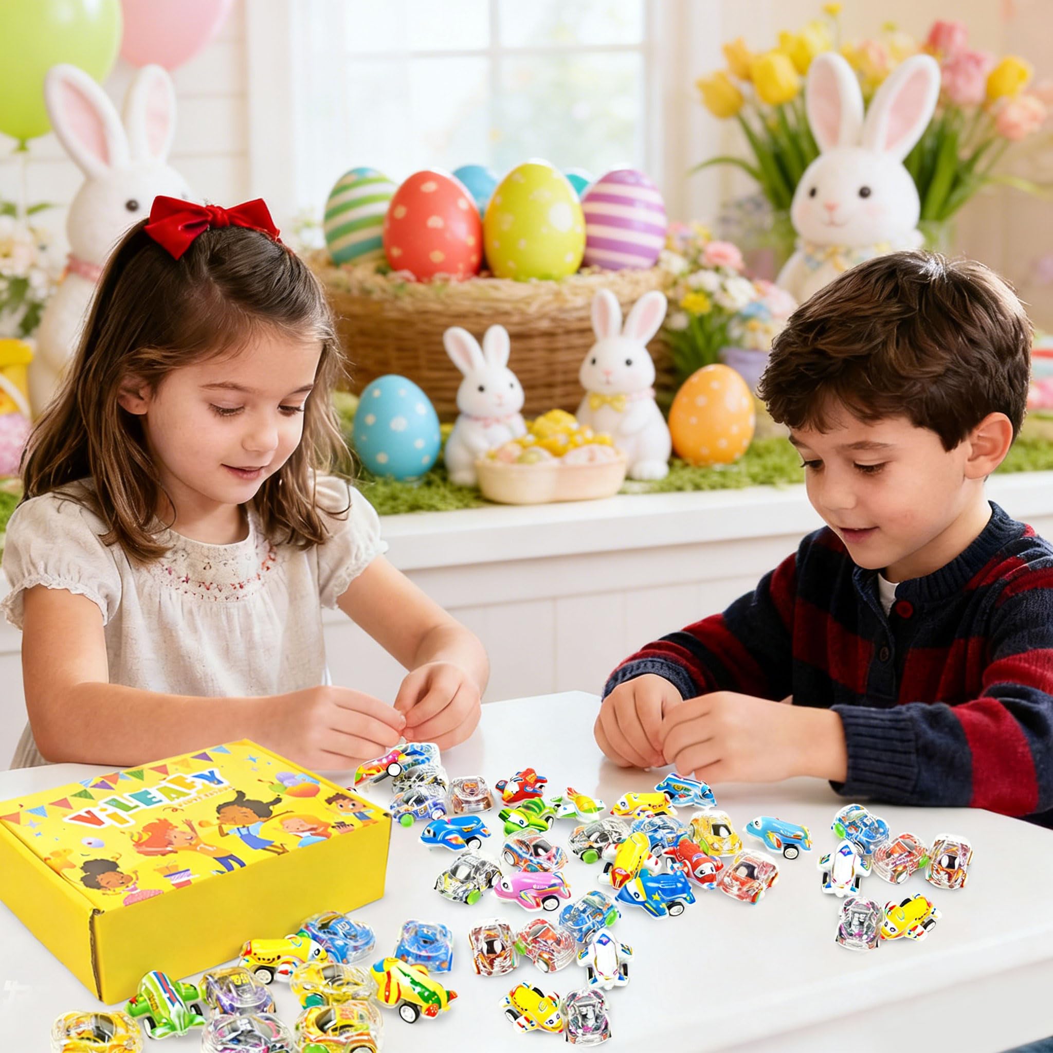 Vileafy Easter egg fillers bring color and surprise to baskets.