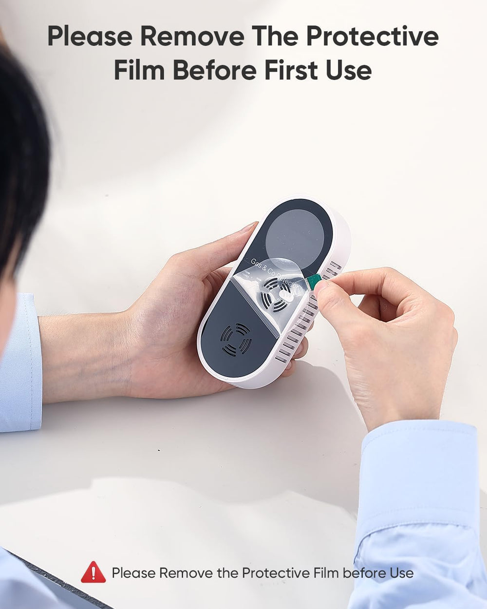 Two-pack Vilfet black detector for versatile placement.