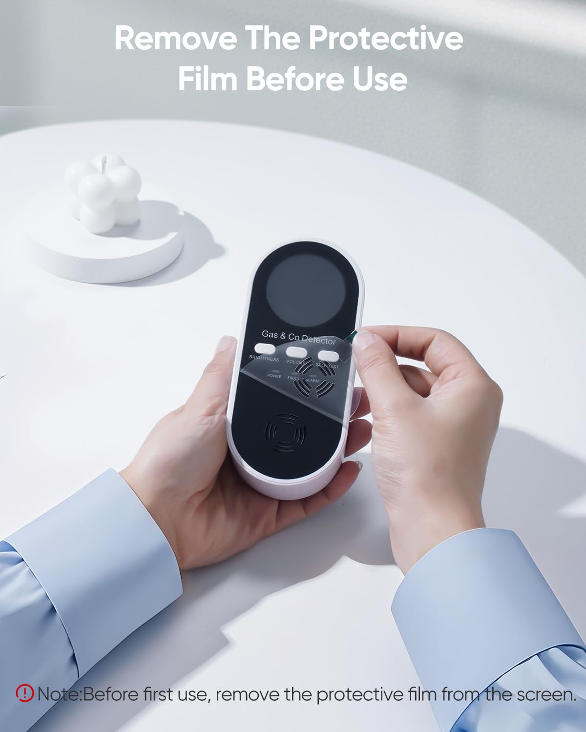 Vilfet compact detector suitable for desk or wall placement
