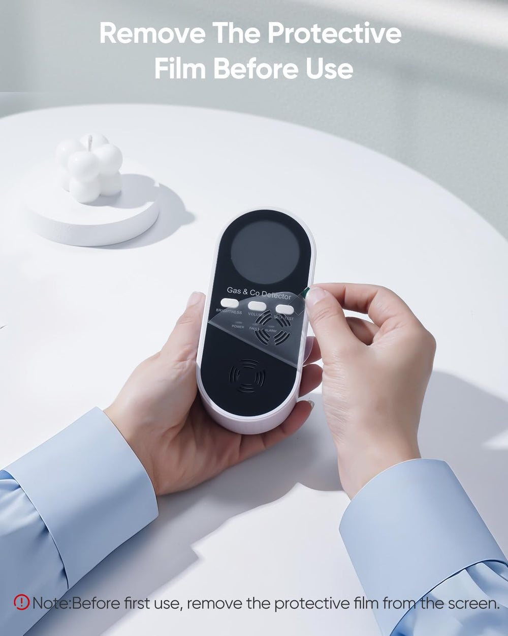 Vilfet compact detector suitable for desk or wall placement