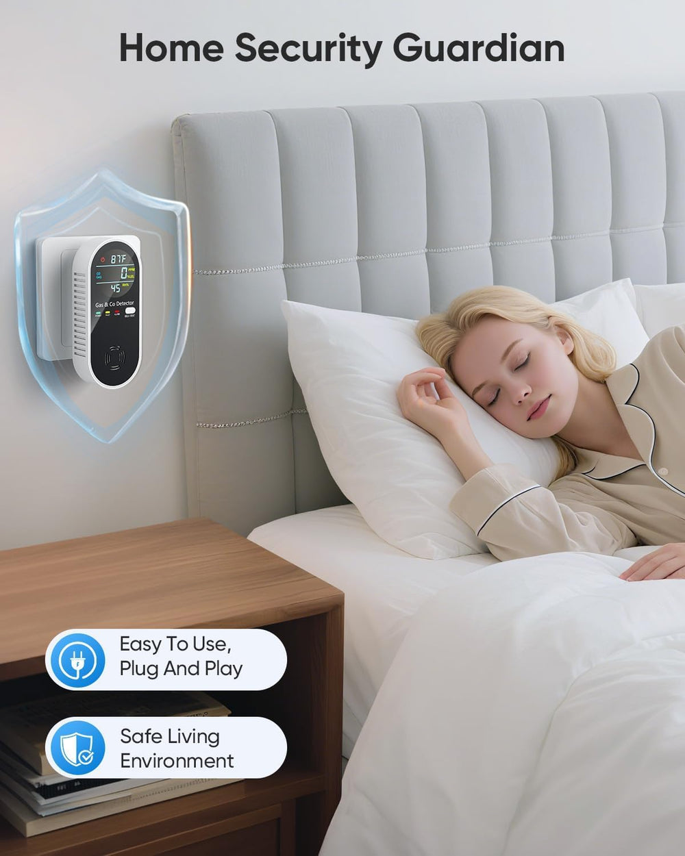 Compact Vilfet detector suitable for home and RV use.