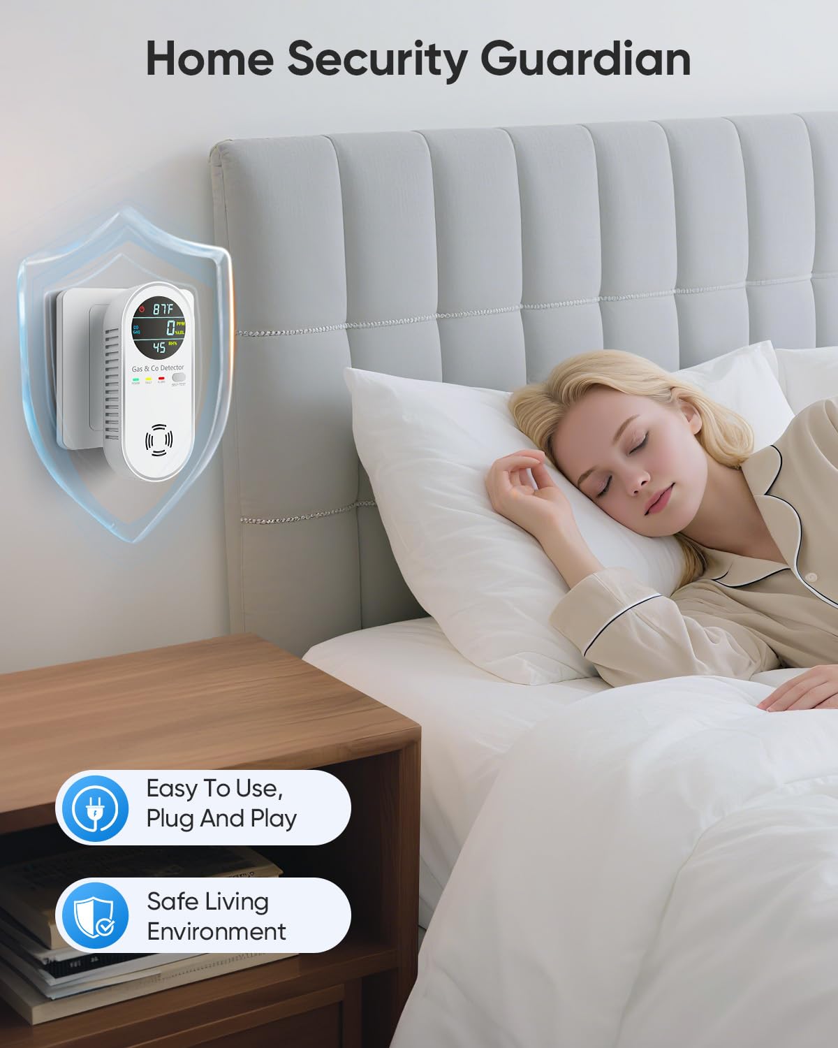 Vilfet temperature and humidity sensor readout tracks indoor climate