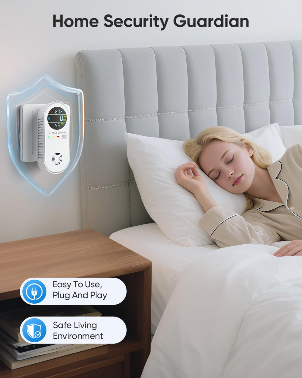 Vilfet temperature and humidity sensor readout tracks indoor climate