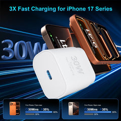 Vilive 30W USB-C charger side ports shows safety features