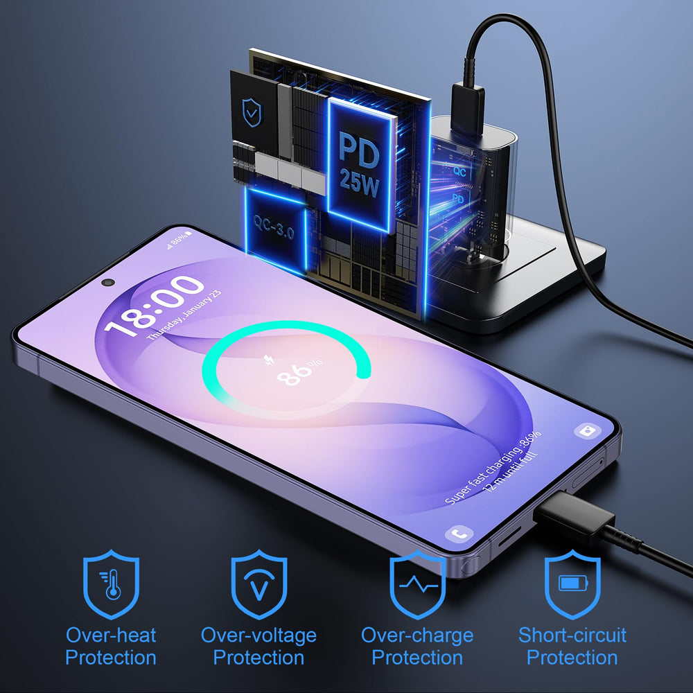 Vilive travel-ready dual charger setup supports on-the-go charging
