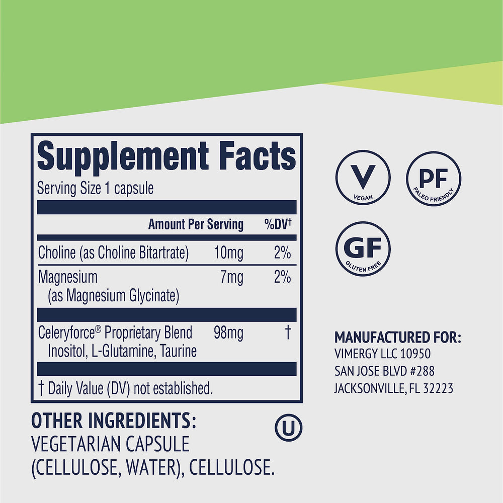 Vimergy Celeryforce smoothie mix-in idea for easy on the go use