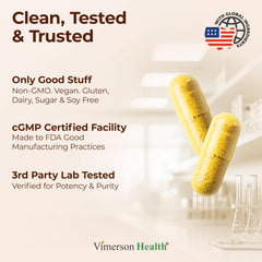 Vimerson Health Bioperine black pepper extract close-up for absorption