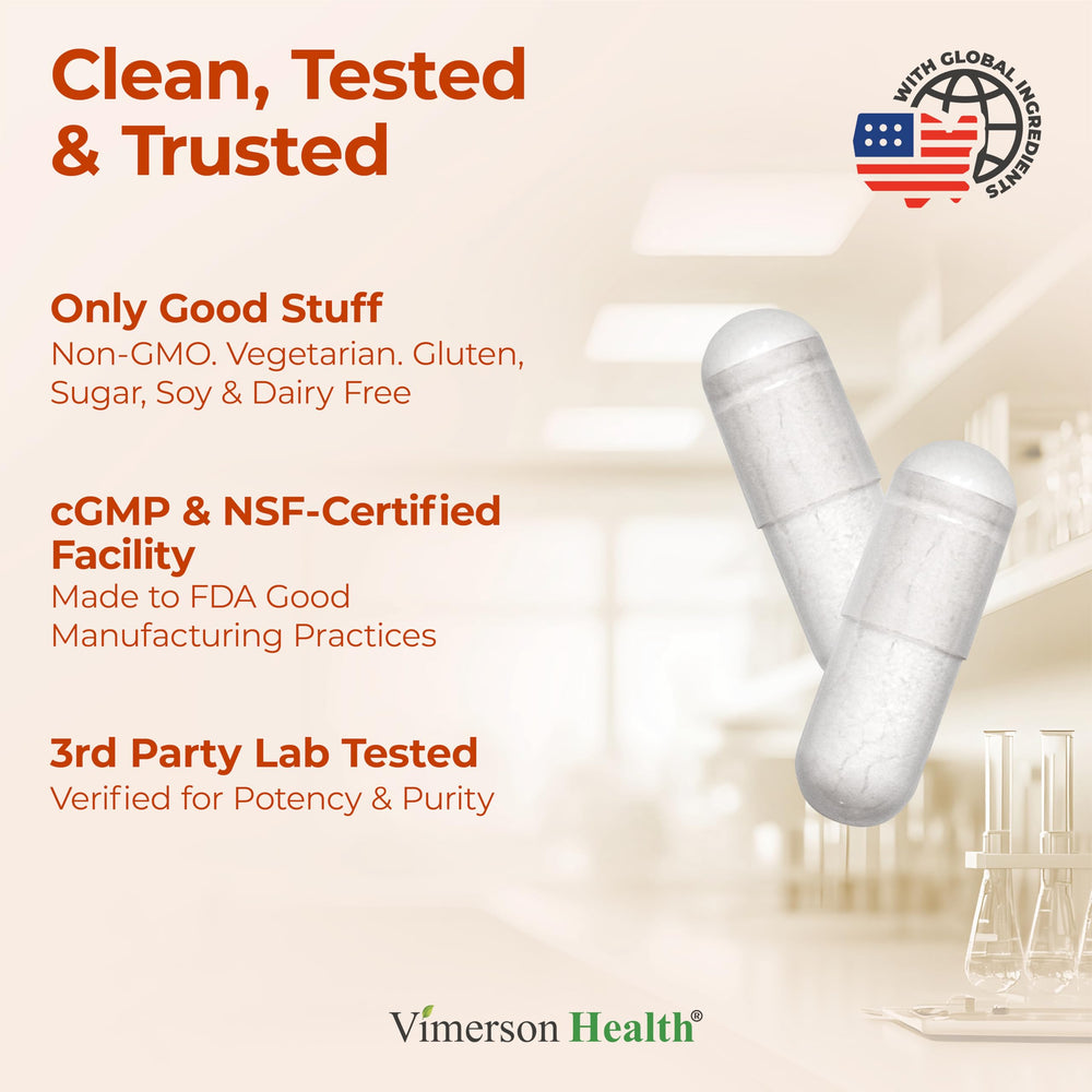 Vimerson Health black pepper extract boosts absorption and bioavailability.