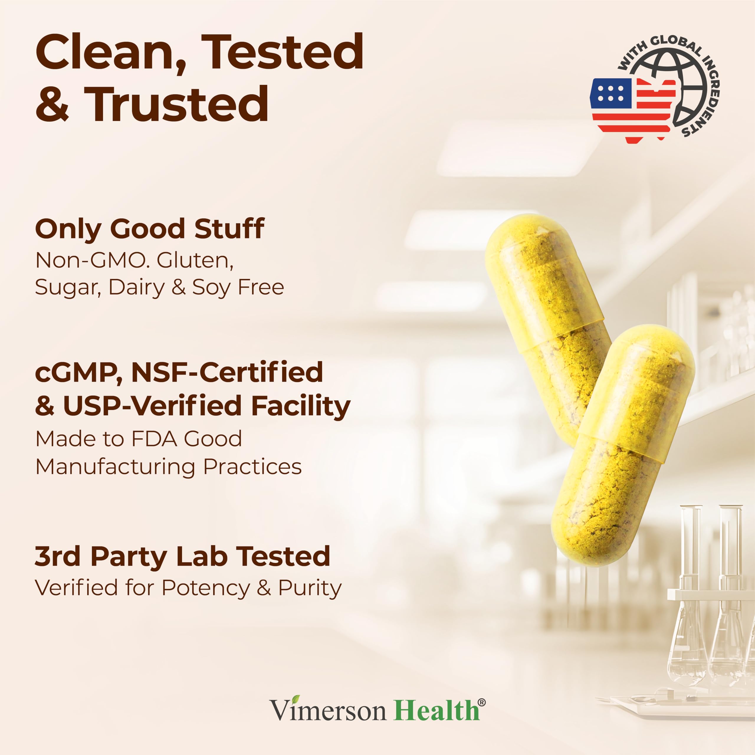 Vimerson Health black pepper extract bottle for better absorption.