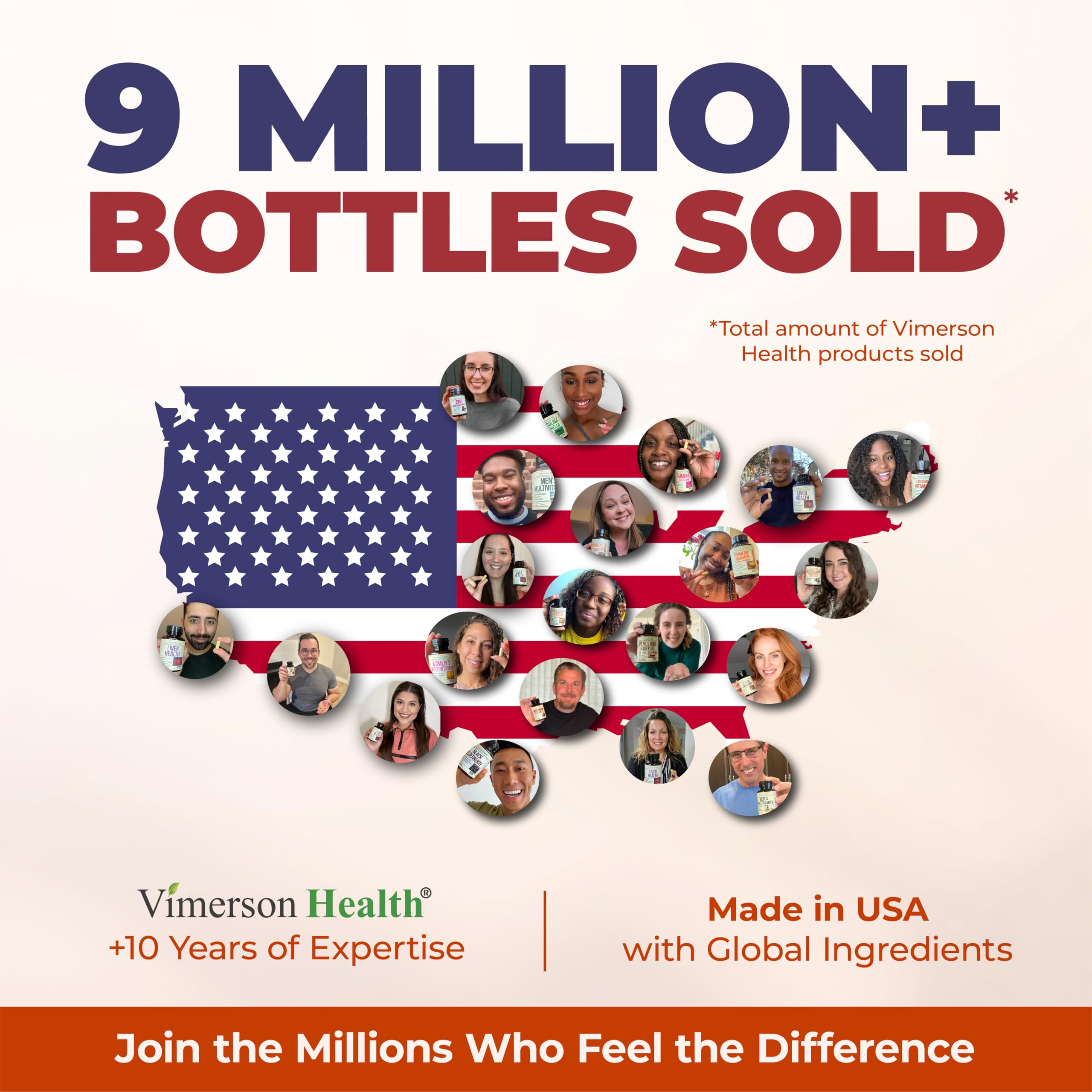 Vimerson Health capsules in hand for easy daily wellness routine.