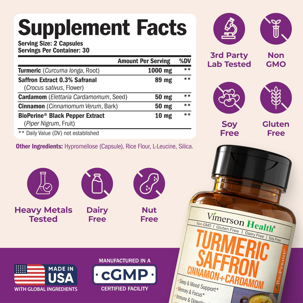 Vimerson Health cinnamon-cardamom blend for aromatic spice with metabolic support.