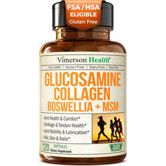 Vimerson Health glucosamine-chondroitin-msm bottle front for daily joint support