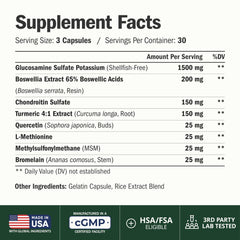 Vimerson Health capsules close-up highlights easy-to-swallow capsules for daily use.