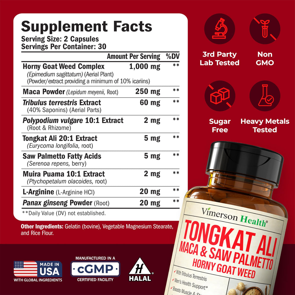 Tongkat Ali ingredient focus for performance support