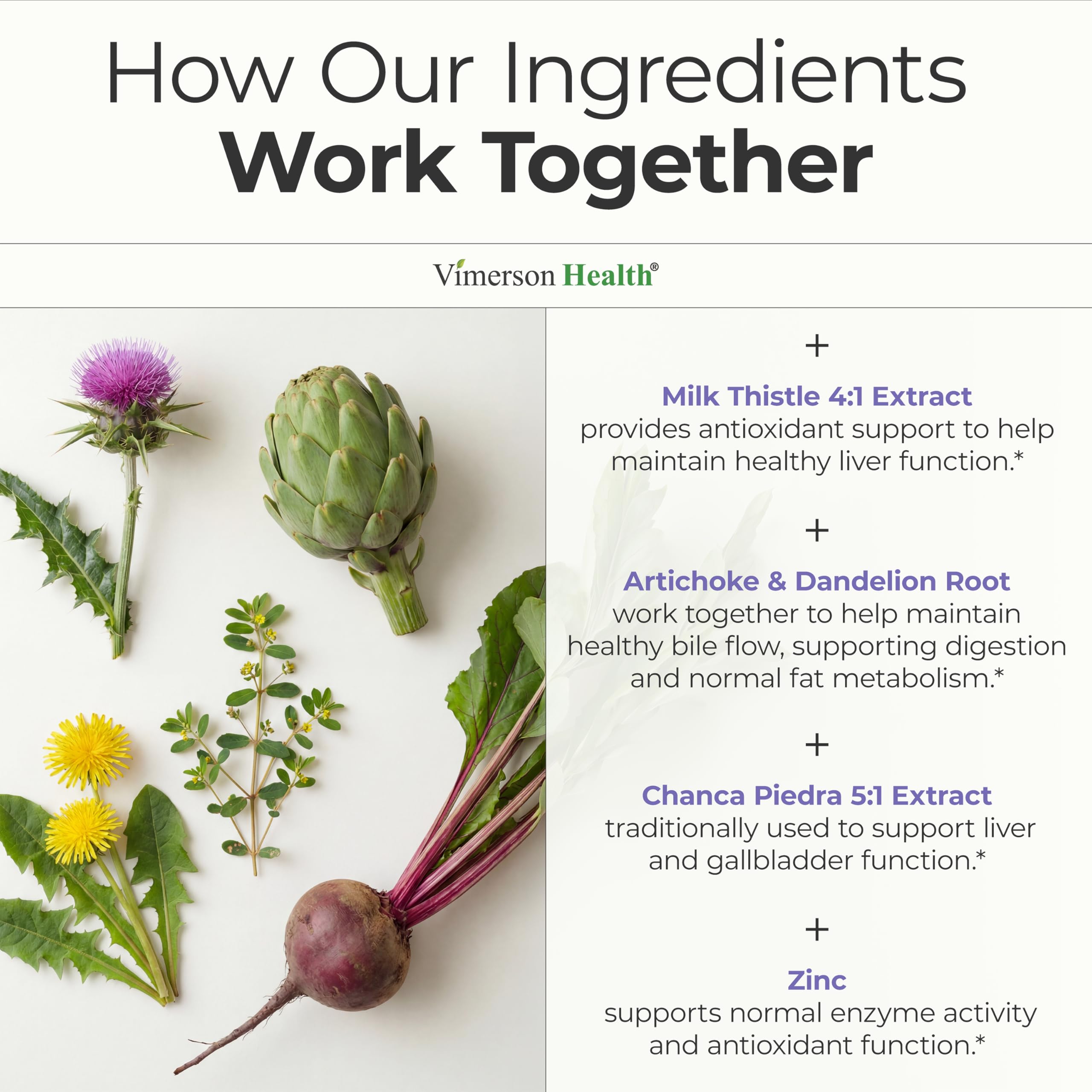 Vimerson Health Liver Cleanse artichoke extract bottle shows botanicals.