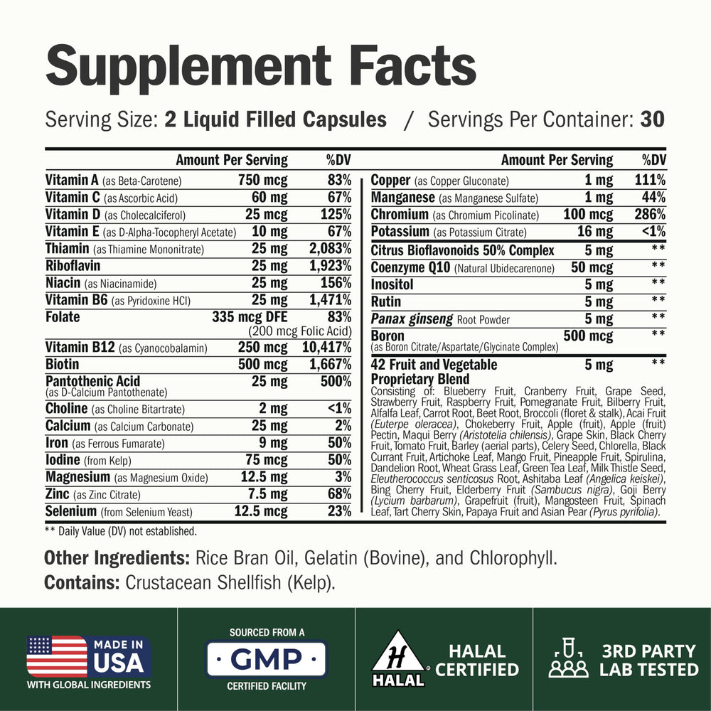 Vimerson Health label close-up highlighting immune and bone support.