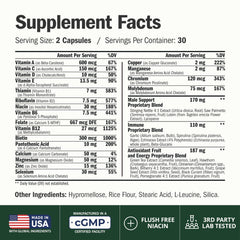 Vimerson Health multivitamin label view with bottle details