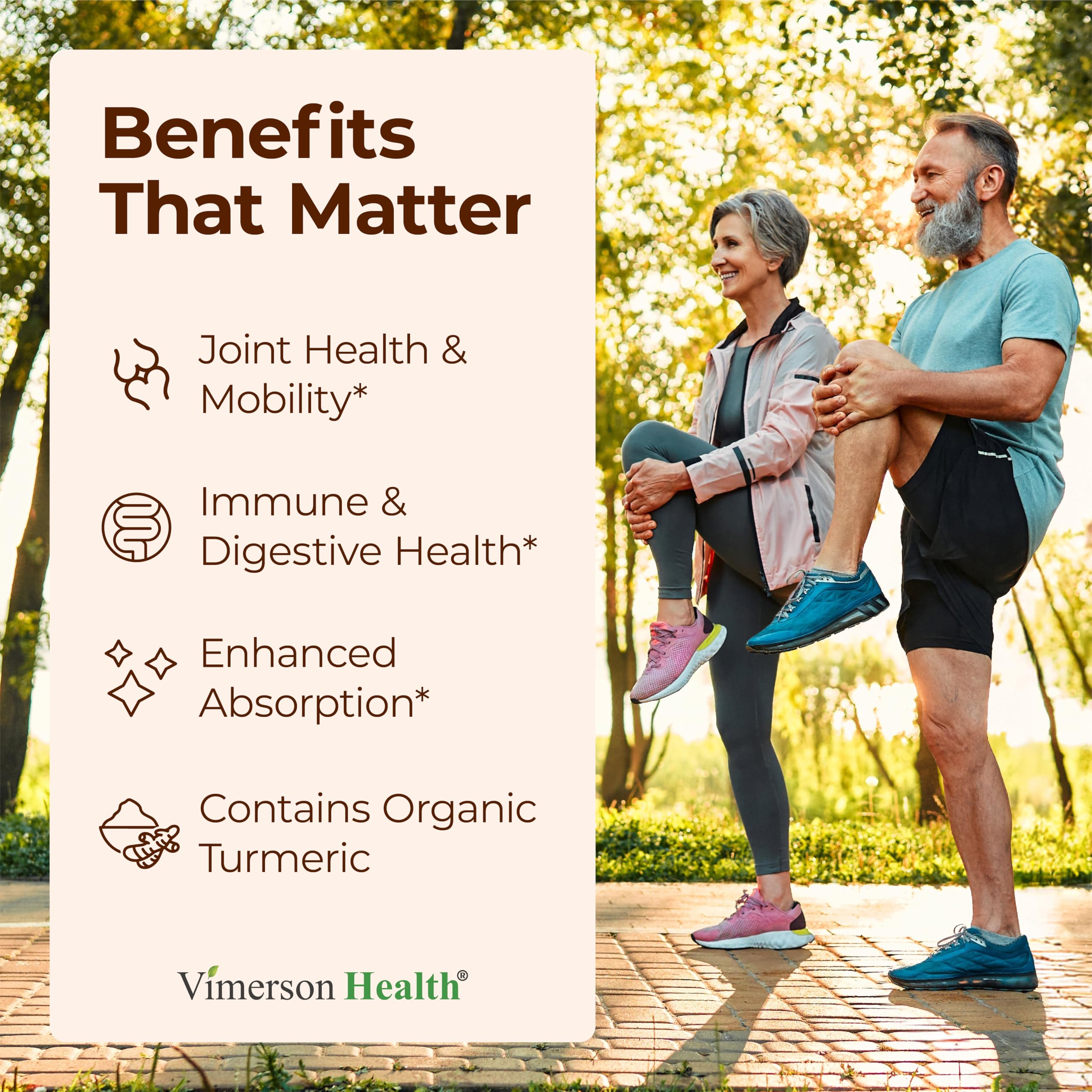 Vimerson Health Turmeric Curcumin bottle back with potency details