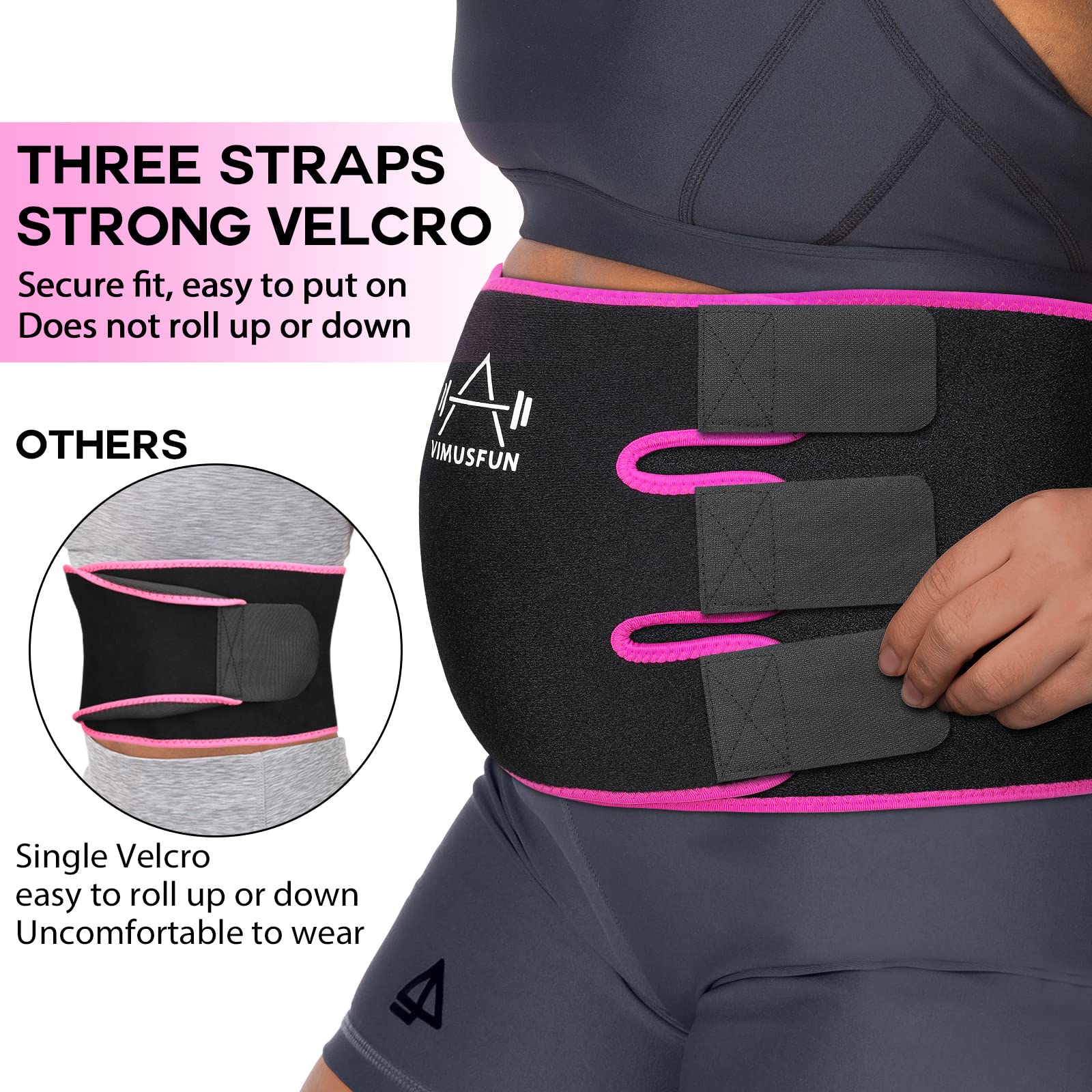 Abdomen support helps stabilize posture and may ease minor soreness after workouts.