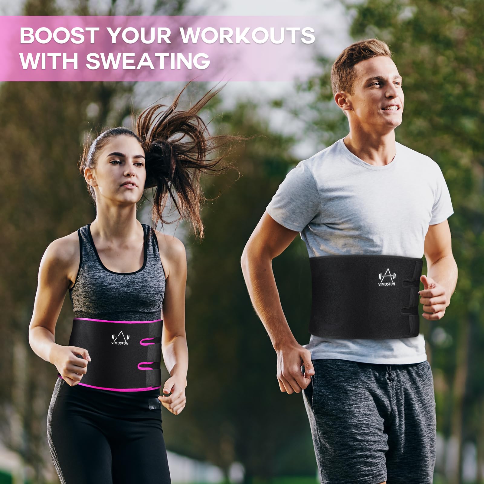 Adjustable Velcro belt ensures a secure fit across different waist sizes.