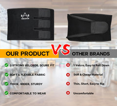 VIMUSFUN Waist Trimmer Belt made of premium neoprene for comfortable support.