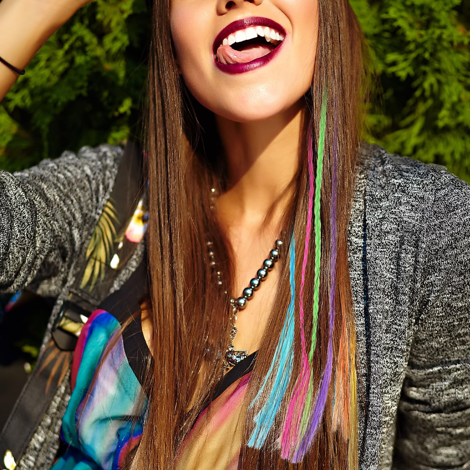Vin Beauty color palette featuring six vibrant hues