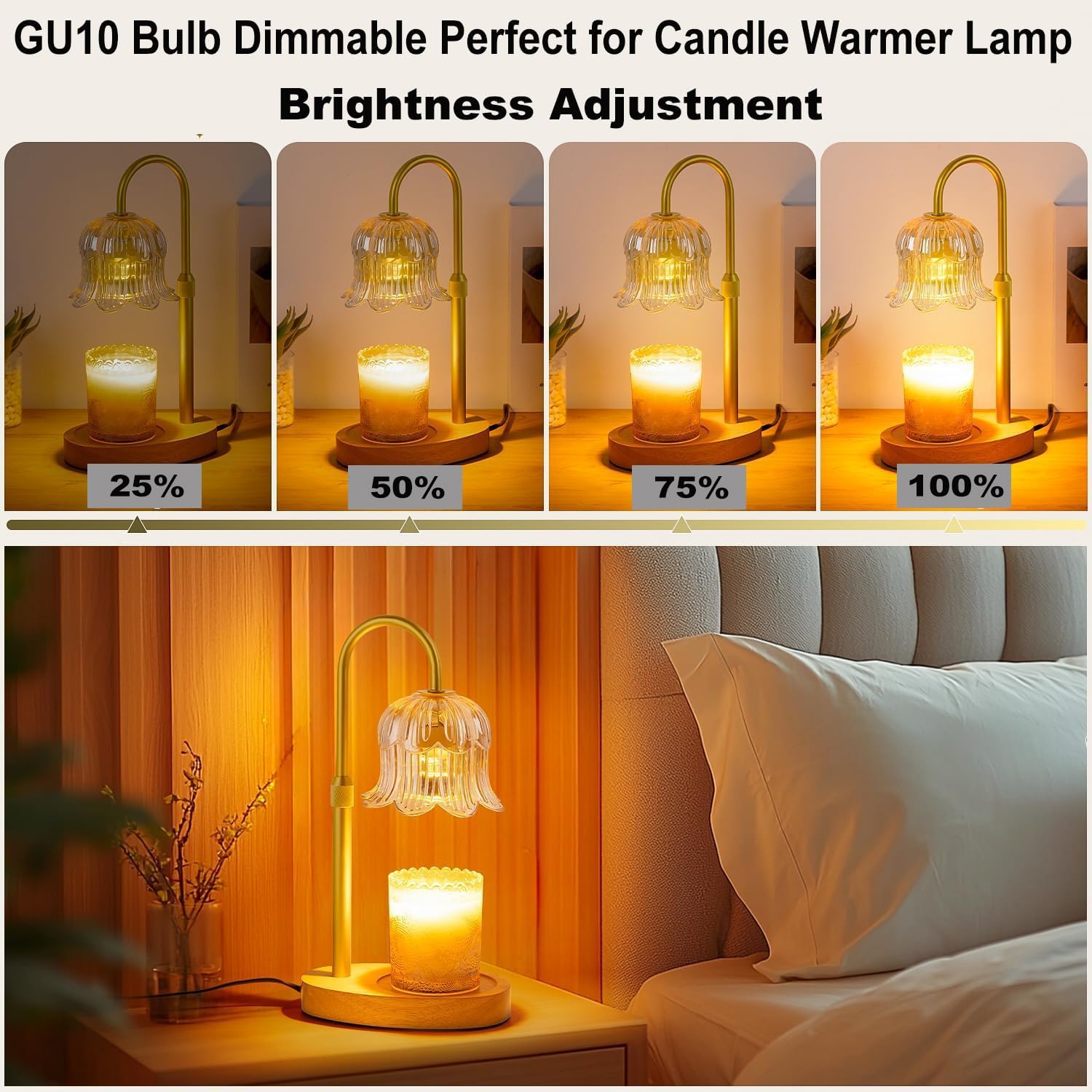 Vinaco GU10 50W bulb 40-degree beam focuses light on surfaces
